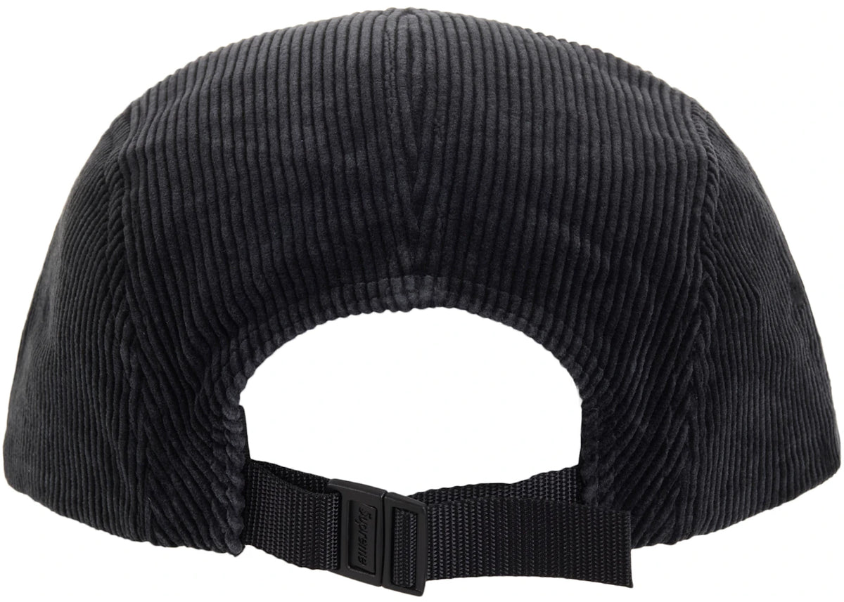 Supreme Corduroy Camp Cap (SS25) Black - vue secondaire B