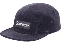 Supreme Corduroy Camp Cap (SS25) Navy