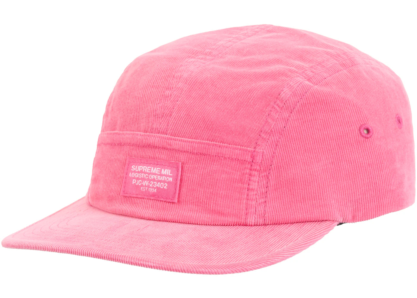 Supreme Corduroy Pocket Camp Cap Pink - vue secondaire A