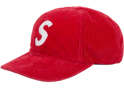 Supreme Corduroy S Logo 6 Panel (FW24) Bright Red - product view 2