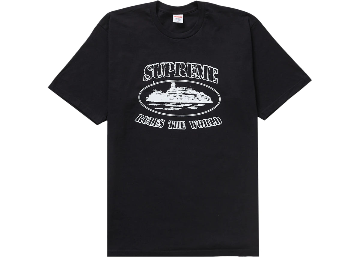 Supreme Corteiz Rules The World Tee Black - vue secondaire A