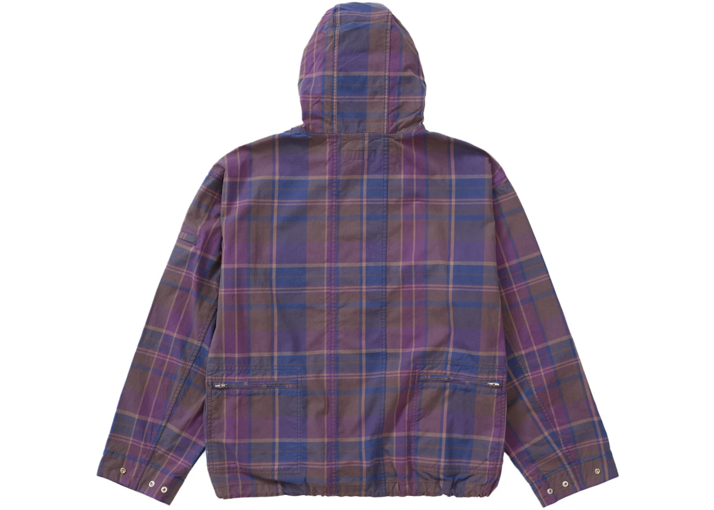 Supreme Cotton Utility Anorak Plaid - vue secondaire B