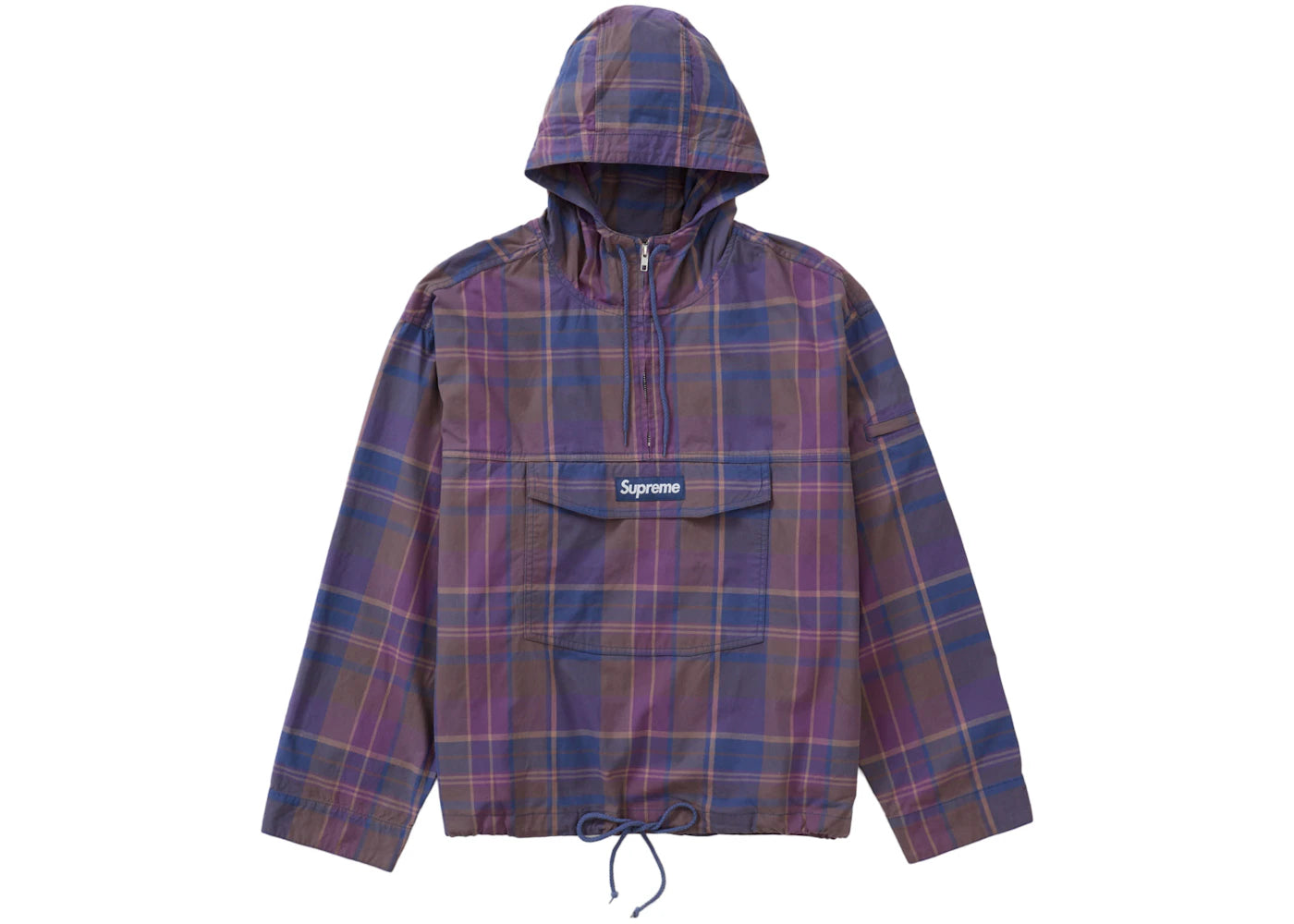 Supreme Cotton Utility Anorak Plaid - vue secondaire A