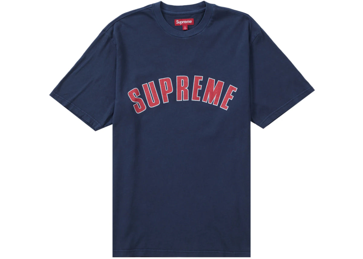 Supreme Cracked Arc S/S Top Blue - vue secondaire A