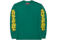 Supreme Cracked Sleeve L/S Top Green