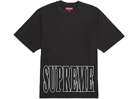 Supreme Cracked Stretch S/S Top Washed Black - authentic Supreme product