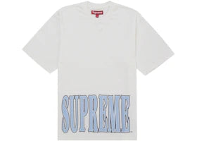 Supreme Cracked Stretch S/S Top White