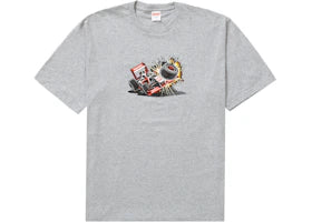 Supreme Crash Tee (FW21) Heather Grey