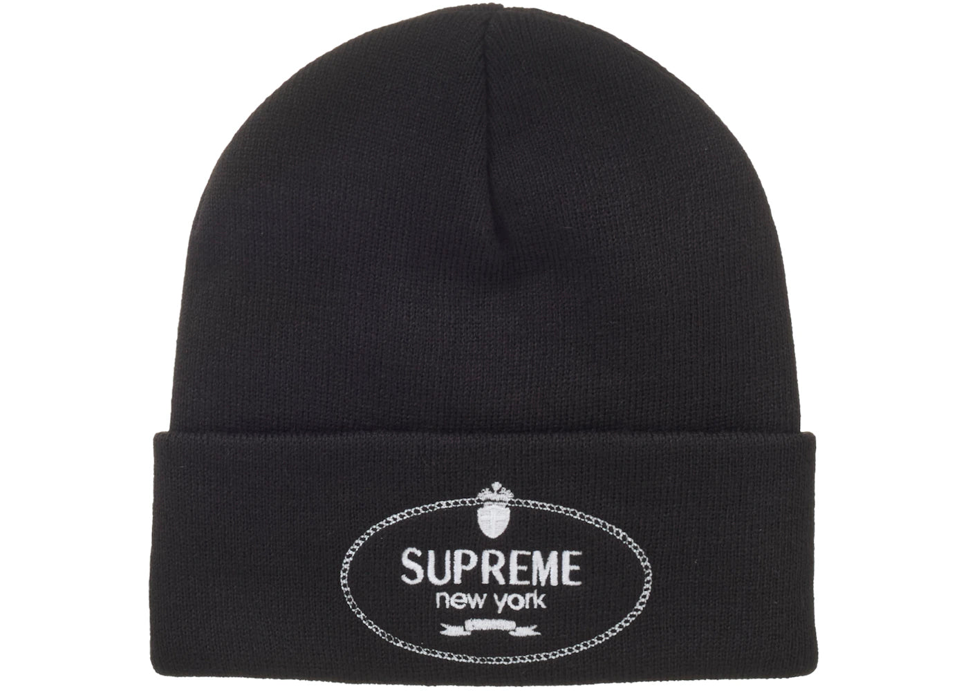 Supreme Crest Beanie Black - vue 360