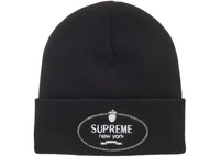 Supreme Crest Beanie Black