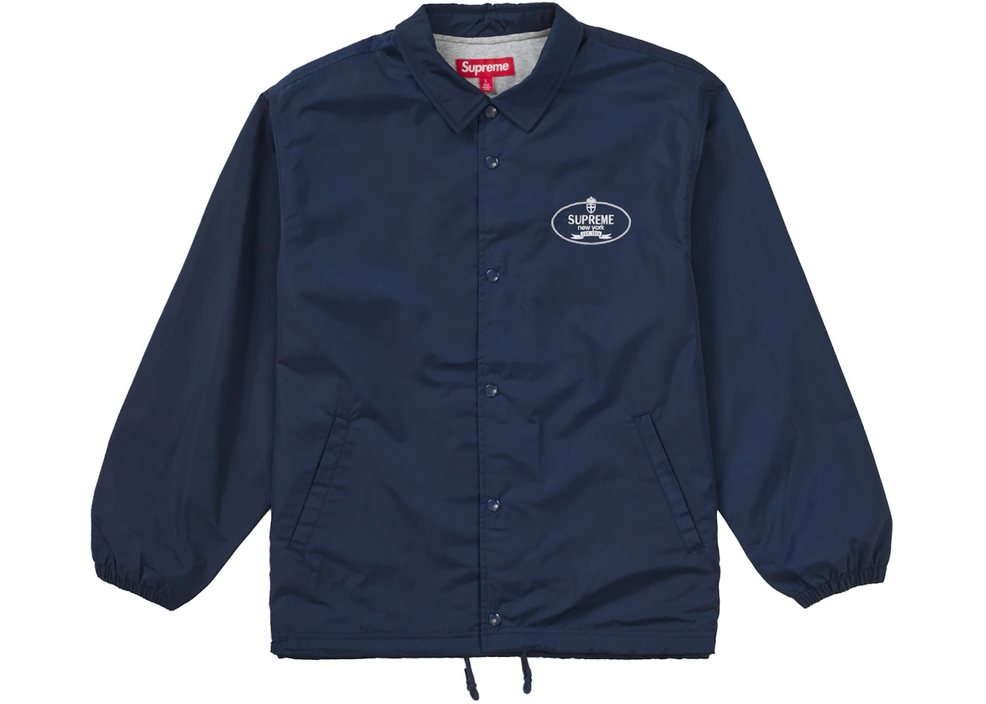 Supreme Crest Coaches Jacket Navy - vue secondaire B