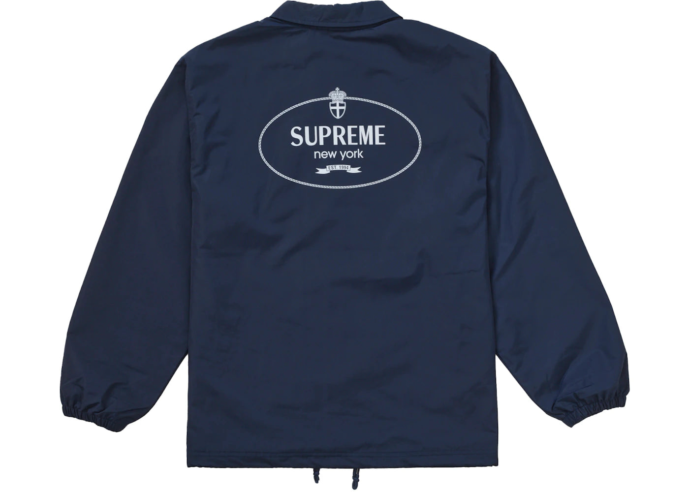 Supreme Crest Coaches Jacket Navy - vue secondaire A