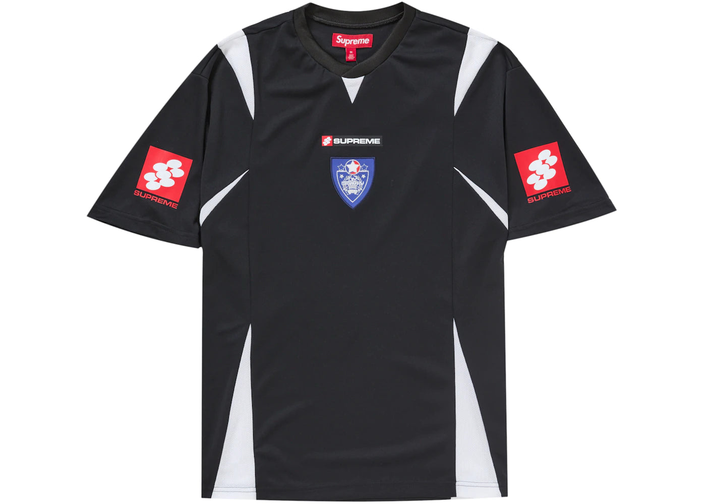 Crest Soccer Jersey Black - vue secondaire A