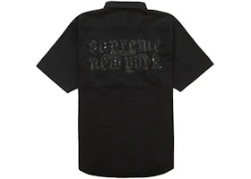 Supreme Croc Patch S/S Work Shirt Black