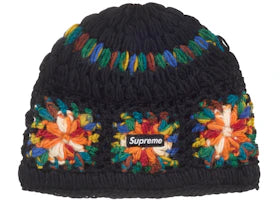 Supreme Crochet Beanie (SS25) Black