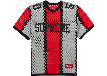 Supreme Crochet Football Jersey Black - apparel view 2
