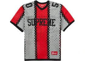 Supreme Crochet Football Jersey Black