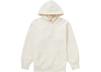 Supreme Cross Box Logo Hooded Sweatshirt Natural
