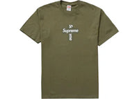 Supreme Cross Box Logo Tee Light Olive