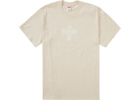 Supreme Cross Box Logo Tee Natural