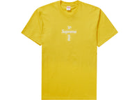 Supreme Cross Box Logo Tee Yellow