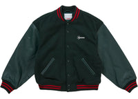 Supreme Cross Varsity Jacket Dark Green