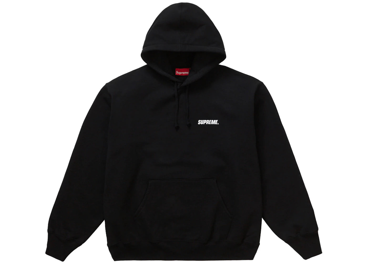 Supreme Crown Hooded Sweatshirt Black - vue secondaire B