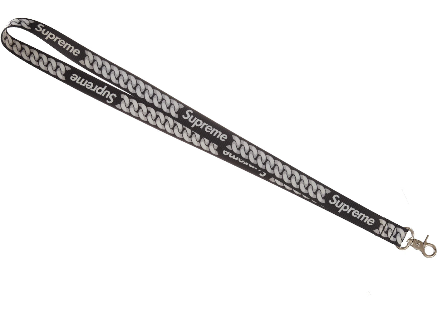Supreme Cuban Links Lanyard Black - vue secondaire A