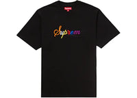 Supreme Cursive S/S Top Black