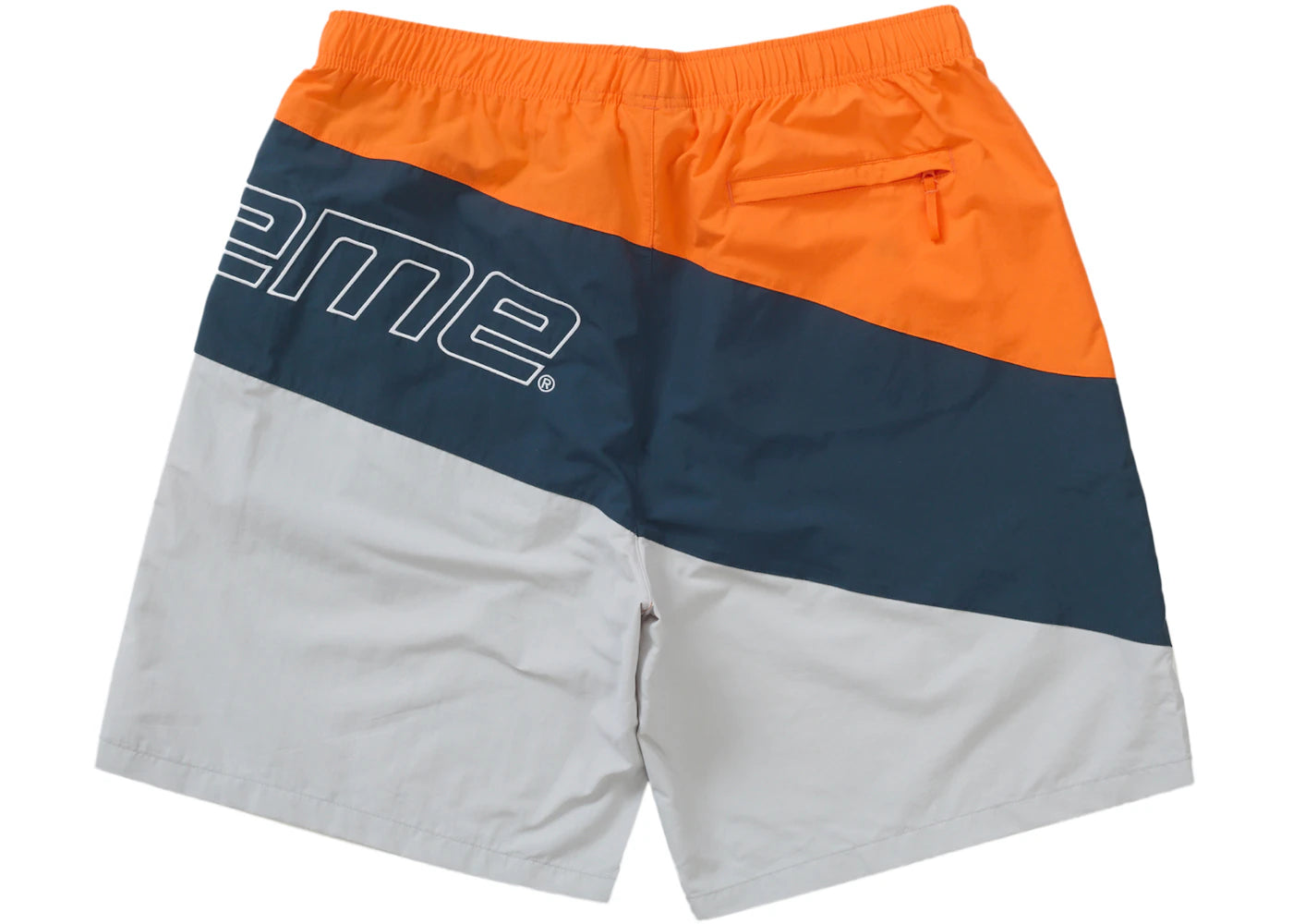 Supreme Curve Nylon Short Grey - vue secondaire A