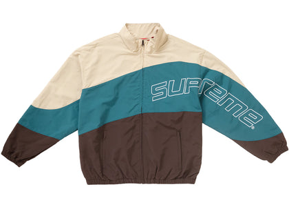 Supreme Curve Track Jacket (SS24) Brown - authentic Supreme apparel