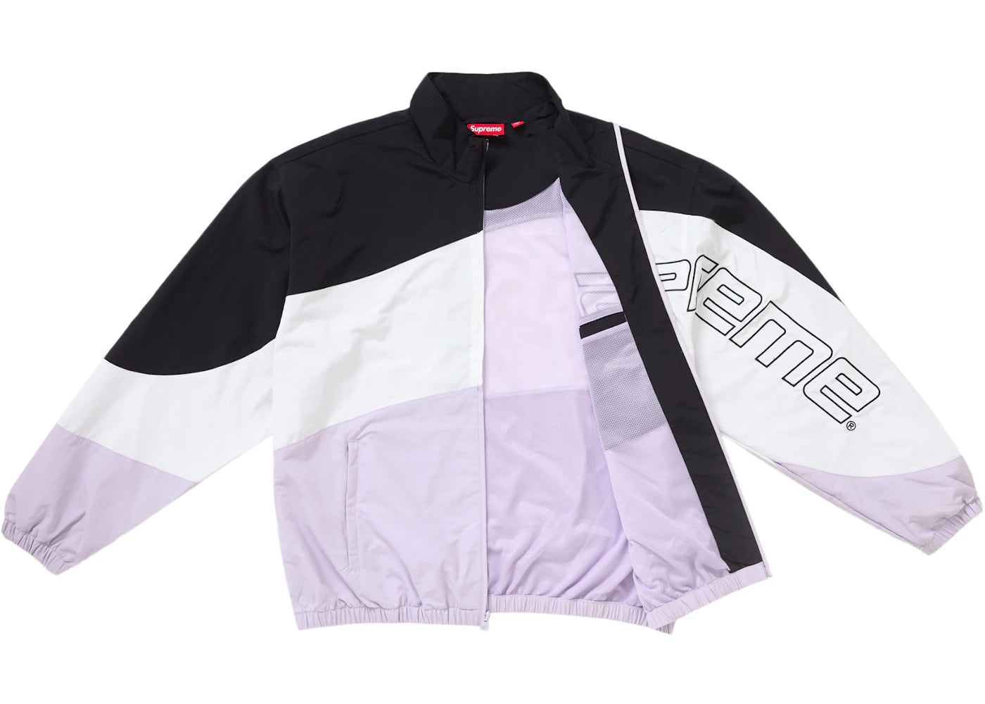 Supreme Curve Track Jacket (SS24) Light Purple - vue secondaire A
