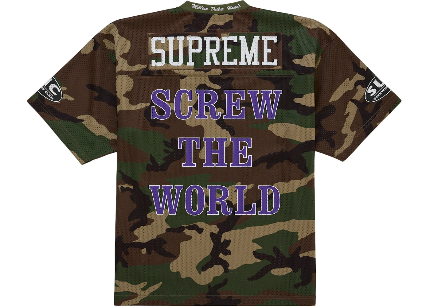 Supreme DJ Screw Football Jersey Woodland Camo - vue secondaire B
