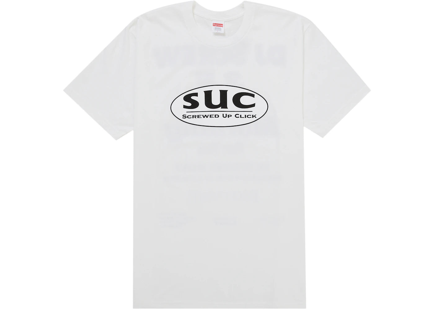 Supreme DJ Screw SUC Tee White - vue 360