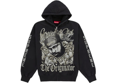 Supreme DJ Screw Zip Up Hooded Sweatshirt Black