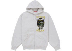 Supreme DSNY Zip Up Hooded Sweatshirt Heather Grey