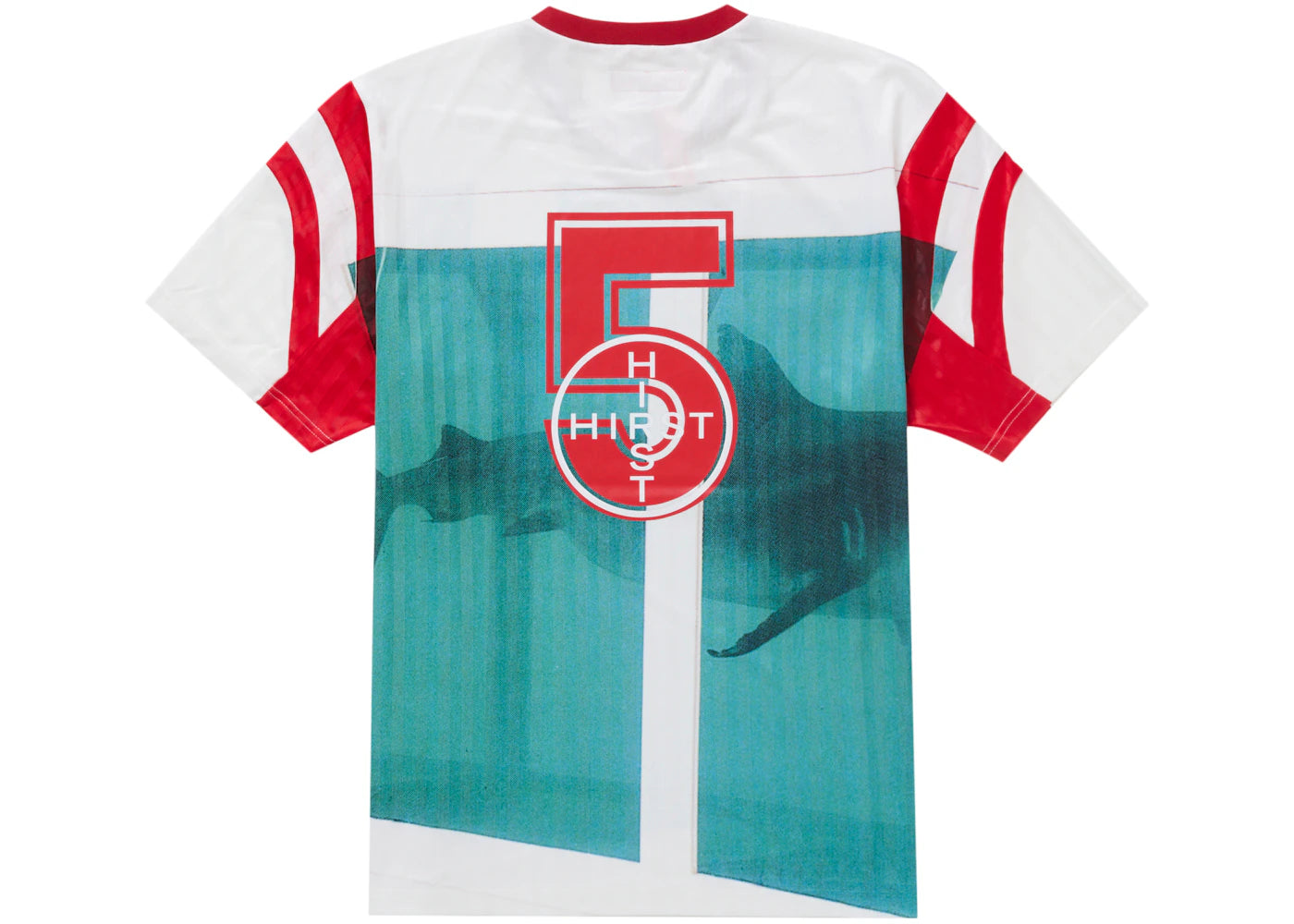 Supreme Damien Hirst Soccer Jersey White - vue secondaire B