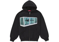 Supreme Damien Hirst Zip Up Hooded Sweatshirt Black