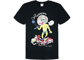 Supreme Daniel Johnston Kill Em All Tee Black - vue 360