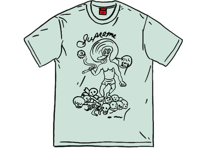 Supreme Daniel Johnston Kill Em All Tee Light Teal - product view 2
