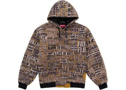 Supreme Dash Snow Hooded Work Jacket Multicolor - apparel view 2