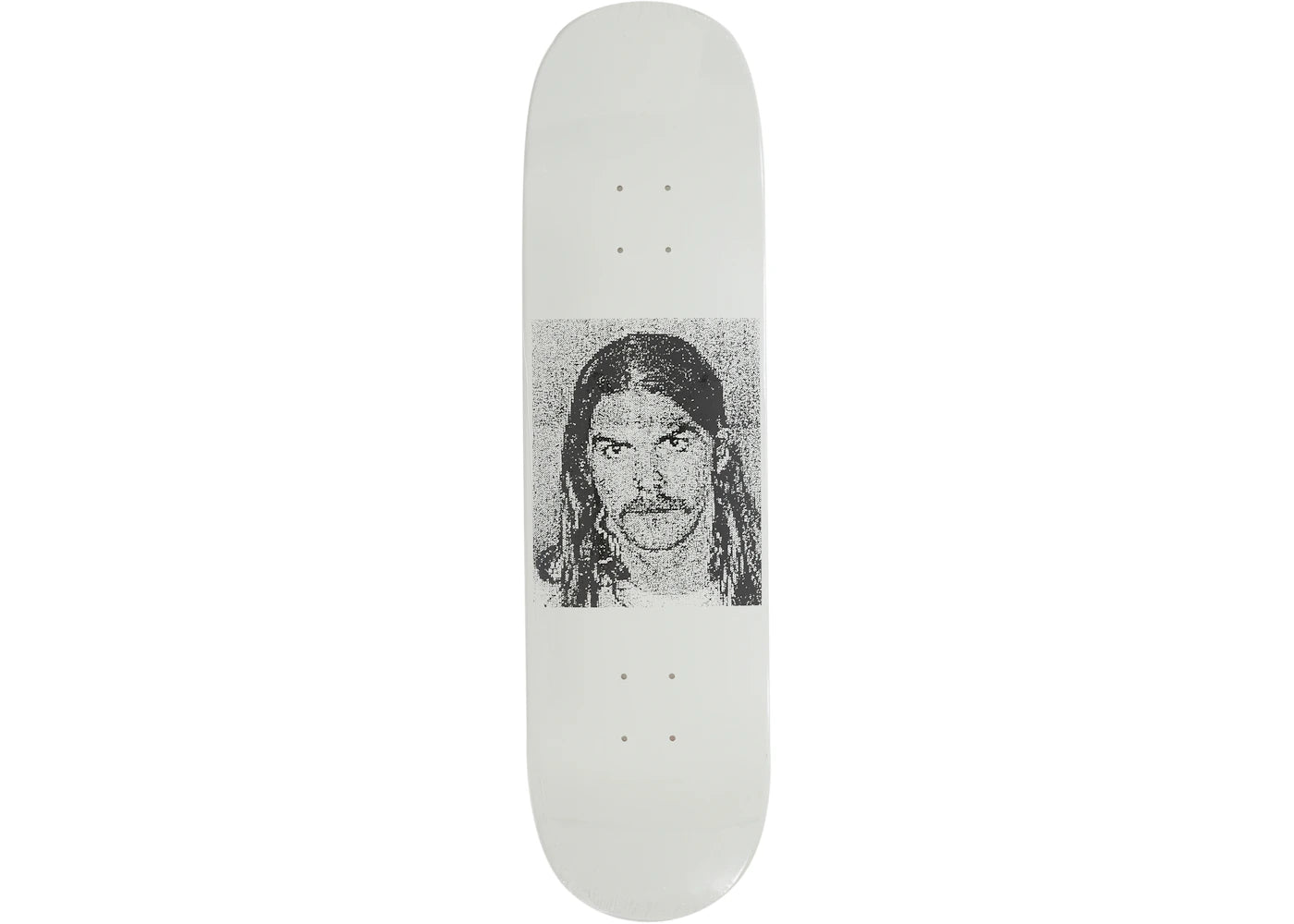 Supreme Dash Snow Skateboard Deck White - vue 360