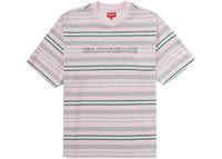 Supreme Dash Stripe S/S Top Pink