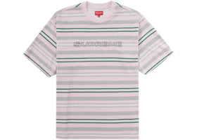 Supreme Dash Stripe S/S Top Pink