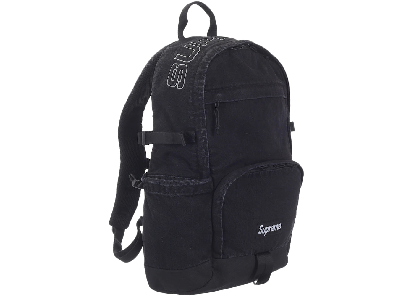 Supreme Denim Backpack Black - vue secondaire B