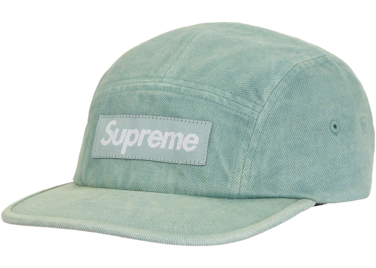 Supreme Denim Camp Cap SS24 Mint - vue secondaire A