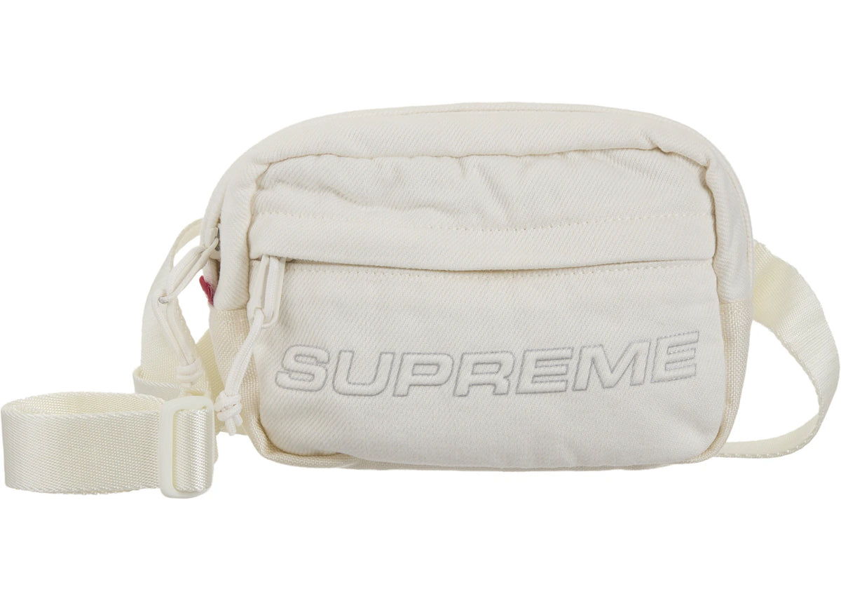 Supreme Denim Mini Shoulder Bag White - vue 360