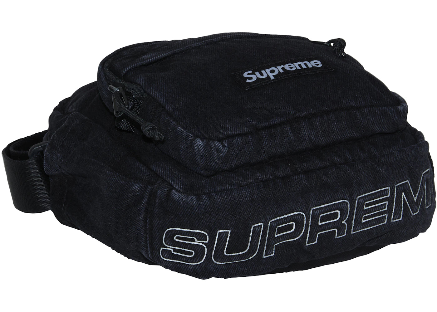 Supreme Denim Shoulder Bag Black - vue secondaire B