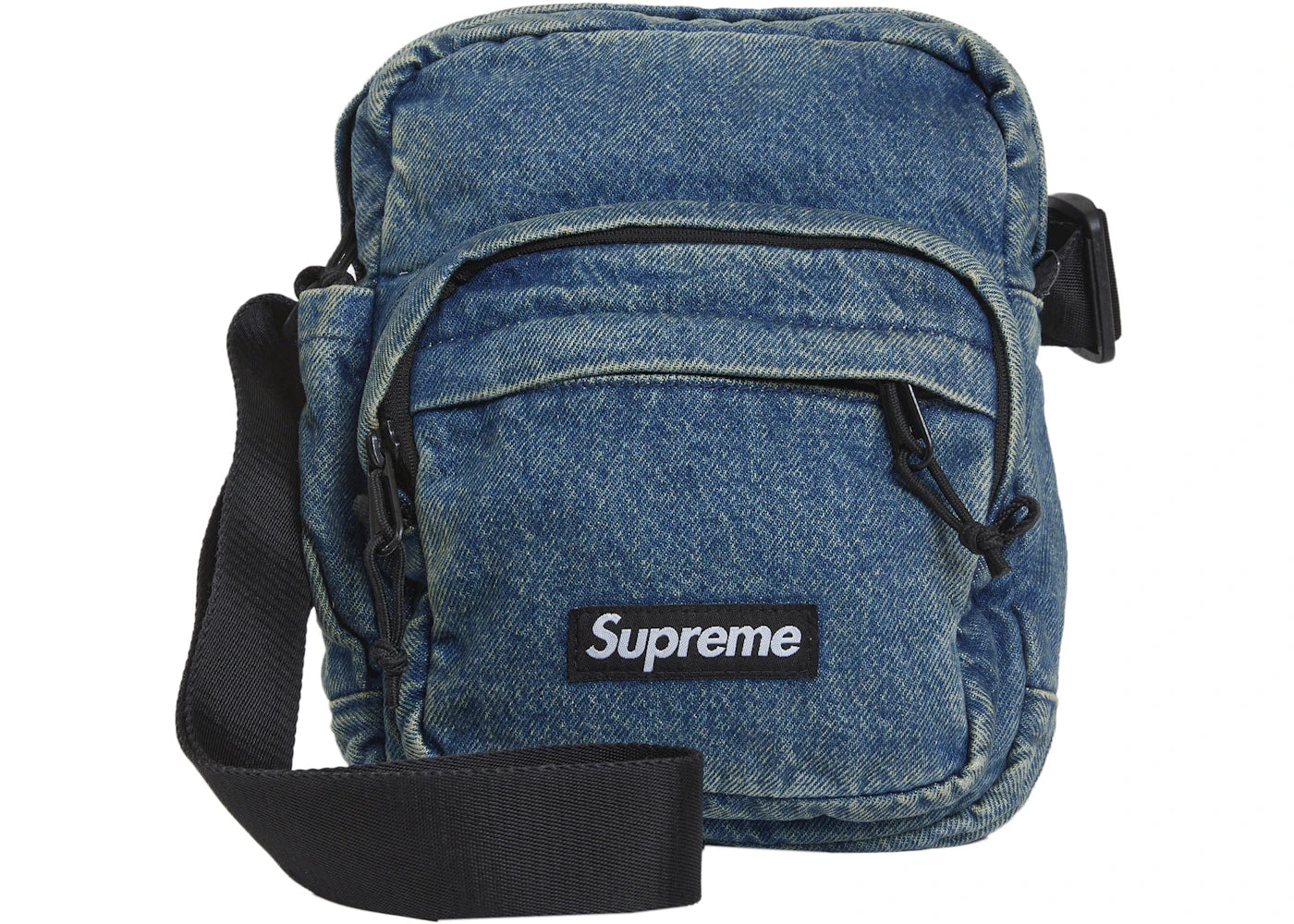 Supreme Denim Shoulder Bag Washed Indigo - vue secondaire A