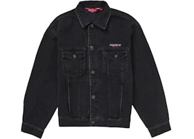 Supreme Denim Trucker Jacket (SS25) Black - vue 360